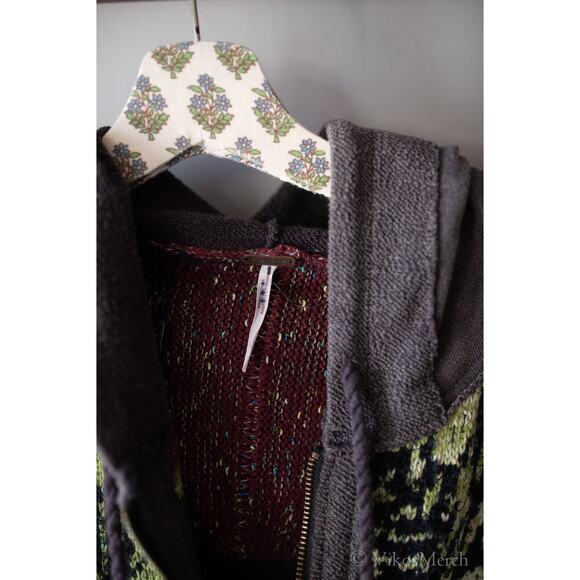 Free People Golden Hour Cardi Zip up Jacket Medium - Picture 6 of 7